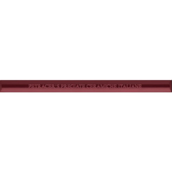 Керамическая плитка MTGR 01 MATITA BORDEAUX CON GRIFFE 1.5x20