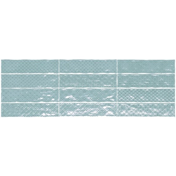 Керамическая плитка MUSIC AZUL DECOR 7,5x30