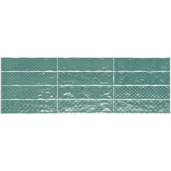Керамическая плитка MUSIC VERDE DECOR 7,5x30
