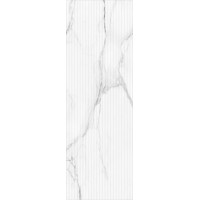 Marble gloss white 02 30х90