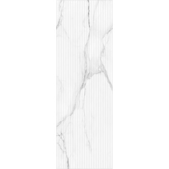 Marble gloss white 02 30х90