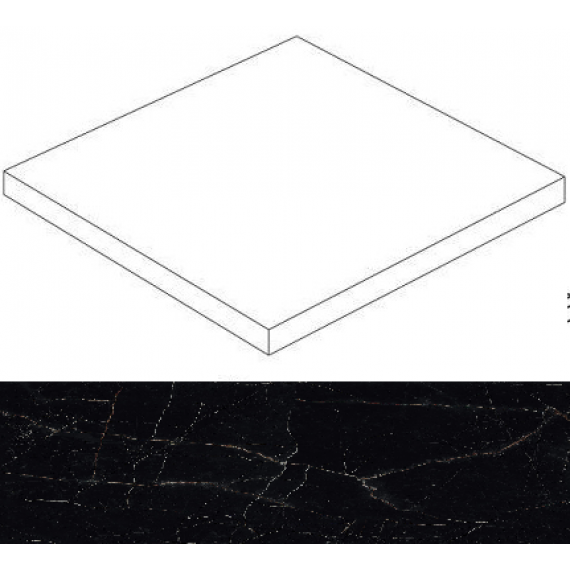 Ступени Marvel Black Atlantis Scalino Ang. 33x33