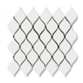 Мозаика Melany White glossy 26.4x28