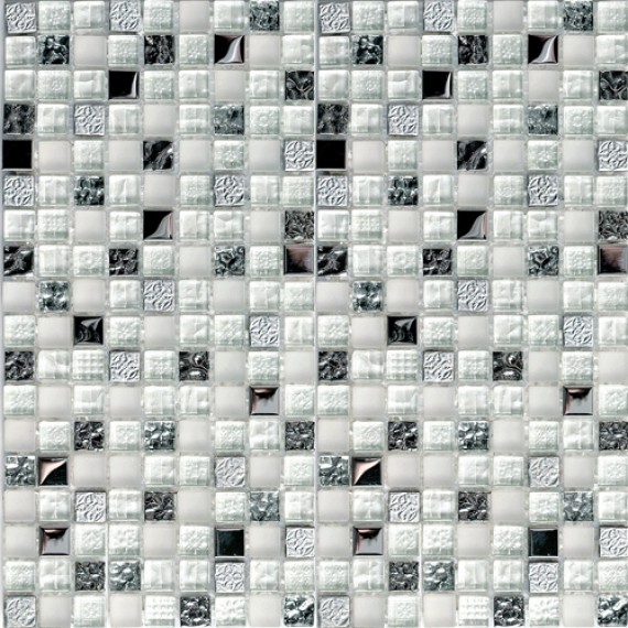 Мозаика Metallica (стекло+камень) 15*15 300*300