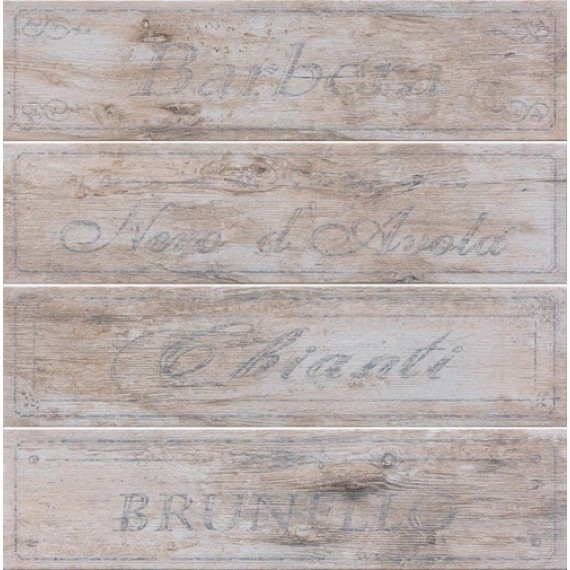 Керамогранит Metalwood Dust Wine Mix (комплект из 4 шт)