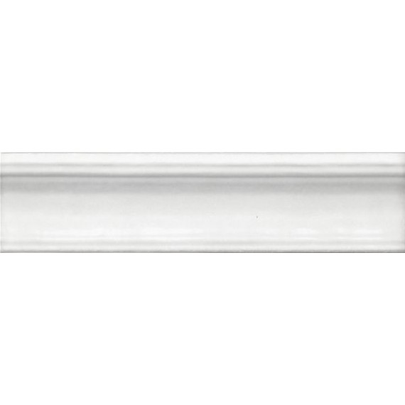 Керамическая плитка Moldura Drop White 5x30