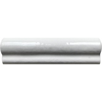 Moldura Patine Blanco Brillo 4x15