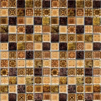 Morocco Gold (стекло+камень) 23*23 300*300