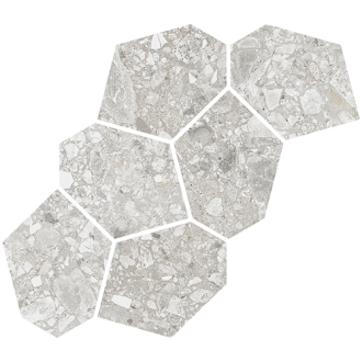 Mosaico Aymaras Gris 24.2x39.5