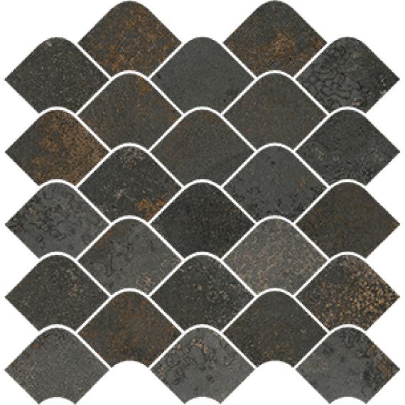 Керамическая плитка Mosaico Korubo NT Basalto 30x30