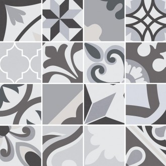 Mosaico Lumier Black 30x30
