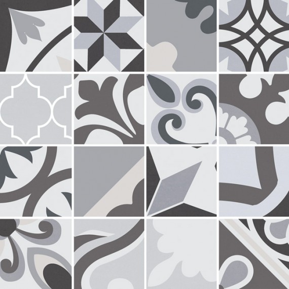 Керамогранит Mosaico Lumier Black 30x30