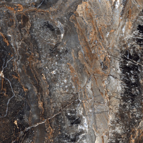 Керамогранит N20399 Lawa Nero Polished 60x60