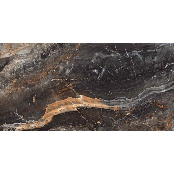 Керамогранит N20432 Керамогранит Lawa Nero Carving 60x120