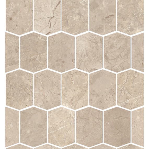 Мозаика NB01 Velvet Mosaico Hexagon Almond ret. 31х35