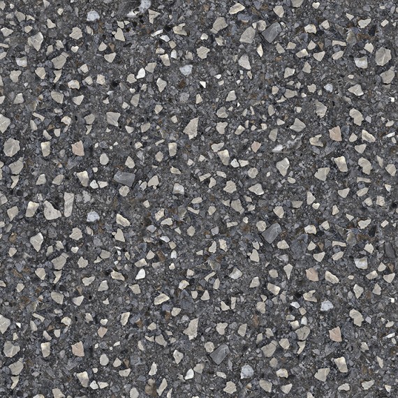 Керамогранит NR0379 Керамогранит Black Terrazzo черный матовый 600х600х10