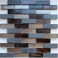 Naturelle Alcantara Nero 23x73 30.5х30.5