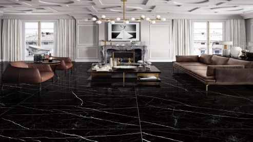 Керамогранит Nero Marquina Laparet