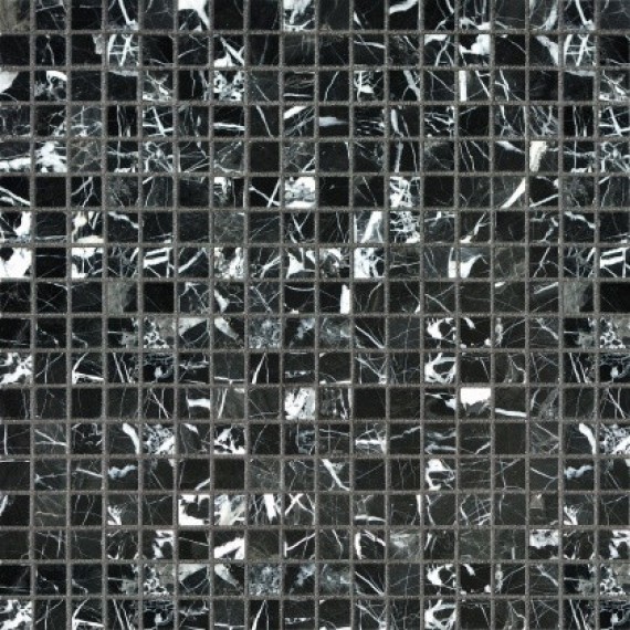 Мозаика Nero Marquina Pol. 4мм 30.5x30.5
