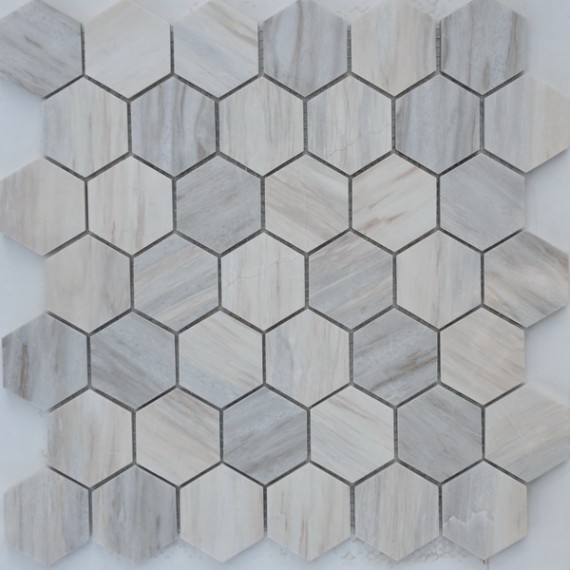 Мозаика Nuvola rosato POL hex 23x40x6 292x298x6