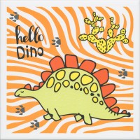 OP/A228/5009 Плитка Декор Динозаврики 3 матовый 20x20