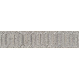 OP/B206/12137R Плитка Бордюр Безана серый обрезной 25*5.5