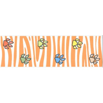 OS/A251/5009 Плитка Бордюр Динозаврики 2 матовый 20x6,3