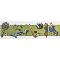 OS/A255/5009 Плитка Бордюр Веселые старты 20x6,3