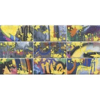 OS/A58/9x/19060 Плитка Панно Граффити 89.1*20