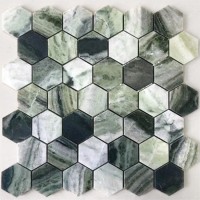 Onice Verde oliva POL hex 23x40x7 292x289x7