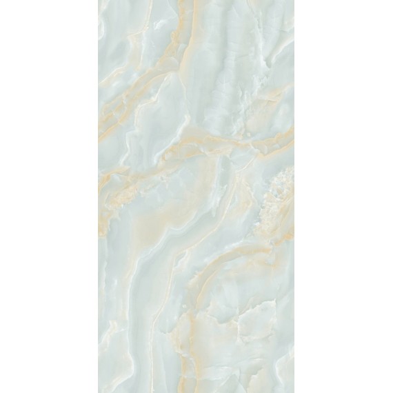 Керамогранит Onyx Miraculous Голубой Полированный 60х120