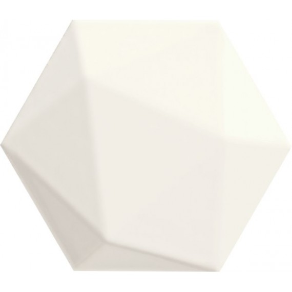 Керамическая плитка Origami white hex 11x12.5