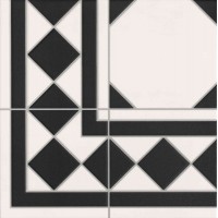 Oxford Negro Esquina 33x33