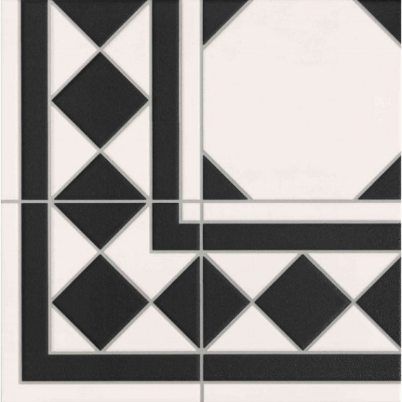Керамическая плитка Oxford Negro Esquina 33x33