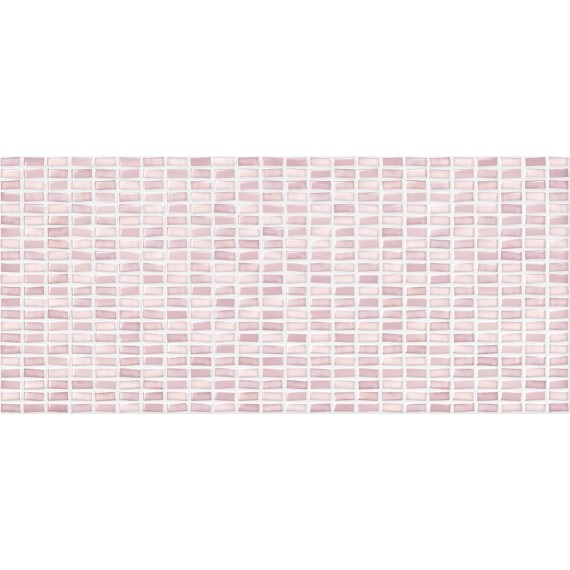 Керамическая плитка PDG073D Pudra мозаика рельеф розовый 20x44
