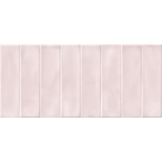 Керамическая плитка PDG074D Pudra кирпич рельеф розовый 20x44