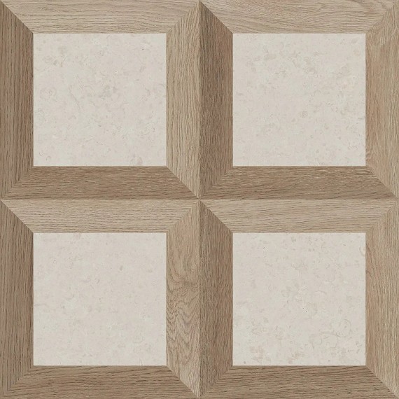 Керамогранит PF60017066 V Stone Frame White Nat Rett 8.5mm 60x60