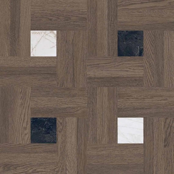 Керамогранит PF60020119 Leatherwood Chesterfield Ebony Nat 3D Rett 8.5mm 60x60
