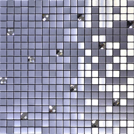 Мозаика PHOENIX-3 металлическая мозаика 1.5x1.5 30.5x30.5