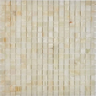 PIX200 White onyx из оникса полированная 15x15 305х305х6