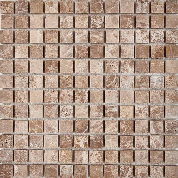 Мозаика PIX225 Light Emperador из мрамора матовая 23x23 305х305x6