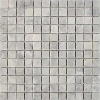 PIX240 Bianco carrara из мрамора матовая 23x23 305х305x6