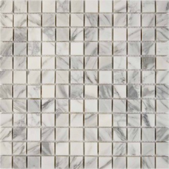PIX242 Bianco carrara из мрамора полированная 23x23 305х305x6
