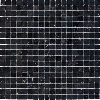 PIX244 Nero Marquna из мрамора полированная 15x15 305х305x4