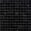 PIX245 Nero Marquna из мрамора полированная 23x23 305х305x6