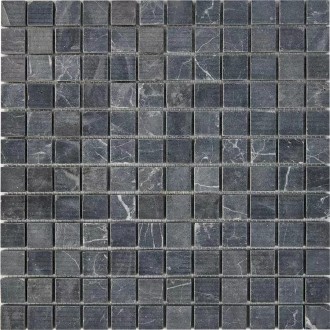 PIX248 Nero Marquna из мрамора матовая 23x23 305х305x6