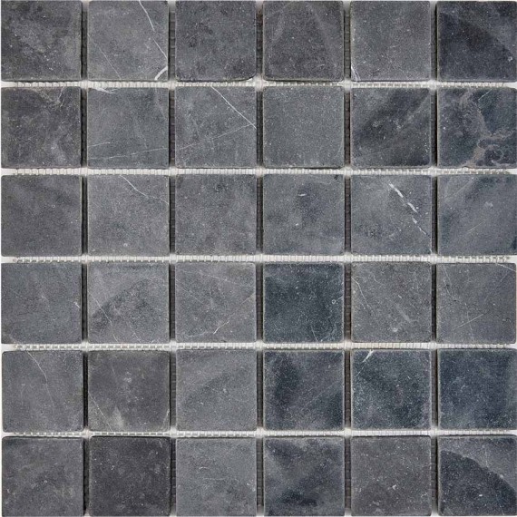 Мозаика PIX249 Nero Marquna из мрамора матовая 48x48 305х305x6