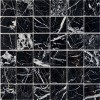 PIX252 Black majesty из мрамора полированная 48x48 305х305x6