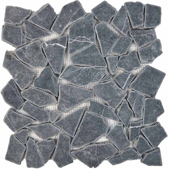 Мозаика PIX260 Nero Marquna из мрамора матовая 305х305x6
