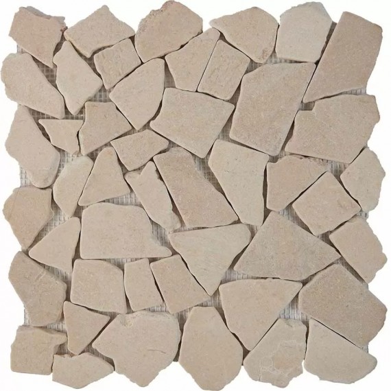 Мозаика PIX261 Сream marfil из мрамора матовая 305х305x6